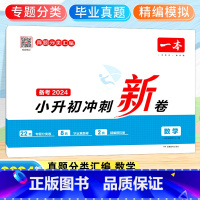 [备考2024]数学 小学升初中 [正版]2024小升初冲刺新卷语文数学英语小升初总复习试卷升学冲刺卷名校冲刺历年真题试