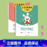 二年级上下册(2本92页) [正版]一年级二年级三上册下册同步练字帖临摹字帖练字本语文人教版正楷四五六年级小学生硬笔书法