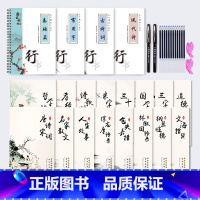 [进阶款-行楷20本]+2笔杆2握10笔芯 [正版]行楷字帖成人练字行书凹槽练字帖成年男生女生字体漂亮钢笔速成硬笔书法练