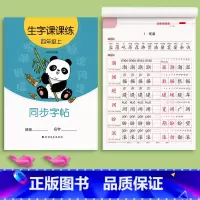 四年级上册(1本46页) [正版]一年级二年级三上册下册同步练字帖临摹字帖练字本语文人教版正楷四五六年级小学生硬笔书法儿