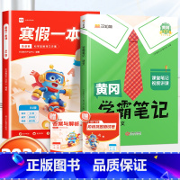 寒假一本通[人教版]+学霸笔记语文下册 小学一年级 [正版]乐读寒假一本通预复习小学一年级二年级寒假衔接作业三四五六年级