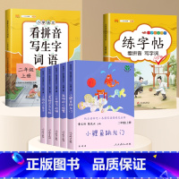 [全7册]二上读书吧+看拼音+练字帖 [正版]人教版二年级下册快乐读书吧人民教育出版社神笔马良必读课外书七色花愿望的实现