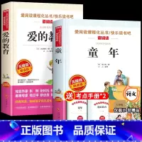 [全2册]童年+爱的教育 送考点 [正版]童年书高尔基原著完整版 六年级上册课外书必读的书目 快乐读书吧阅读书籍 爱的教