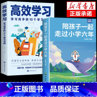 [2册]小学六年+高效学习 [正版]抖音同款陪孩子一起走过小学六年 给孩子的第一本学习方法书 这样说孩子学习更高效如何正