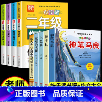 [9册]二下必读正版5册+作文书大全 [正版]全套5册 神笔马良二年级必读注音版快乐读书吧下册七色花愿望的实现一起长大的