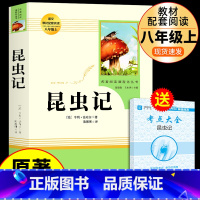 [人教版]昆虫记 送考试重点 [正版]人教版 昆虫记法布尔原着完整版无删减 人民教育出版社八年级上册课外书必读的名著八年