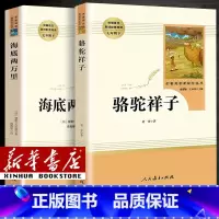 [国一下册]套装共2本 [正版]人教版初中国一下册八年级下册九年级下册初中课外阅读书籍骆驼祥子海底两万里经典常谈钢铁是怎