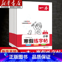 寒假练字帖 小学六年级 [正版]2024新版寒假练字帖 小学语文寒假阅读字帖 一二三四五六年级上下册练字帖语文寒假作业练