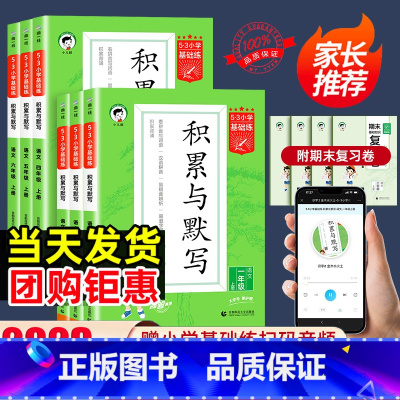 [3本❤️热卖]积累与默写+阅读真题60篇+句式训练大全 二年级上 [正版]2023版53基础练积累与默写一二三四五六年