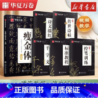 宋徽宗瘦金体一本通 [正版]宋徽宗瘦金体一本通字帖硬笔教程5本套 练字帖成人钢笔瘦金体千字文书写技巧临摹书法男女临慕字帖