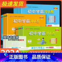 [共4本]语文+数学+英语+物理 人教版 八年级上 [正版]初中学霸冲a卷国一八年级九年级上册下册试卷测试卷全套语文数学