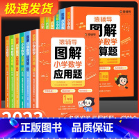 [老师推荐❥全2册]计算题+应用题 小学四年级 [正版]图解小学数学应用题计算题 一二三四五六年级全册小学数学逻辑思维思
