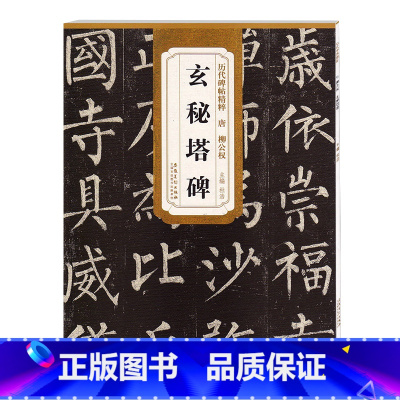 [正版]唐柳公权玄秘塔碑 柳体历代碑帖精粹 简体旁注 楷书碑帖毛笔字帖柳公权玄秘塔 书法古帖成人楷书初学者入门临摹