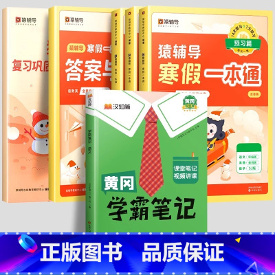 寒假一本通[苏教版]+学霸笔记语文下册 小学二年级 [正版]2024年新版寒假一本通小学一年级上册寒假作业全套二年级三四