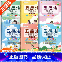 五感法同步作文[全套6本] 小学二年级 [正版]斗半匠五感法写作文三到六年级同步作文全套小学语文一年级二年级看图写话四五