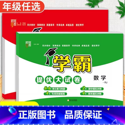 语文+数学[人教版] 三年级下 [正版]2024春季新版学霸提优大试卷一年级上册二年级三四五六下册试卷测试卷全套语文数学