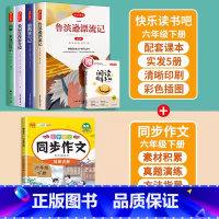 6下读书吧全套+同步作文 [正版]快乐读书吧六年级下册全套课外书鲁滨逊漂流记鲁滨孙爱丽丝漫游奇境仙境尼尔斯骑鹅旅行记汤姆