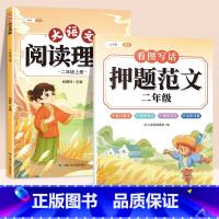 [范文+阅读 ]押题范文+语文阅读理解 小学二年级 [正版]看图写话二年级一年级押题范文大全上册人教版每日一练专项训练一