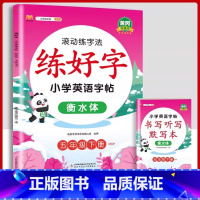 [英语]练字帖(人教pep版) 四年级下 [正版]五年级下册语文同步练字帖人教版写好中国字小学每日一练小学生英语衡水体5