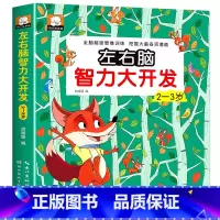 左右脑智力大开发2~3岁 [正版]全脑开发700题2-3岁1000早教书幼儿园智力数学小班思维训练逻辑迷宫专注力找不同练