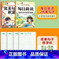 [读+写/全4册]好词好句好段+优美句子 练字帖 小学通用 [正版]小学生好词好句好段大全小学生语文作文素材优美句子积累