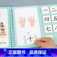 [单本]认识数字 [正版]宝宝撕拉书识字启蒙游戏书学前早教幼儿认字神器识字魔术贴识字卡片全套手撕拉粘贴婴儿安静撕撕书益智