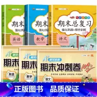 期末总复习+期末冲刺卷[语数英]6本 三年级上 [正版]斗半匠期末总复习一年级二年级三四五六年级上册语文数学英语全套人教