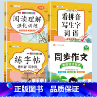 [抖音同款] 语文专项训练(4本) 一年级下 [正版]小学语文专项训练一年级练习册全套看拼音写词语二年级上册三四五六年级