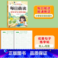 [读+写/全3册]好词好句好段+ 练字帖 小学通用 [正版]小学生好词好句好段大全小学生语文作文素材优美句子积累大全一年