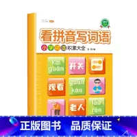 [单册]看拼音写词语 小学通用 [正版]小学生词语积累大全训练1一6年级量词重叠词叠词成语知识手册人教版aabb aba