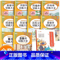 [提高文学素养]词语积累(10册)+必背文学常识 小学通用 [正版]小学生词语积累大全训练1一6年级量词重叠词叠词成语知