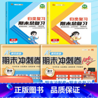 [总复习+冲刺卷]语文+数学(人教版)/共4本 二年级下 [正版]2023新版小学单元归类复习期末总复习一年级二年级三四