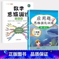 2年级 应用题+数学思维 小学通用 [正版]2023新版一年级二年级三四五六年级数学应用题思维训练上册下册全套专项练习题