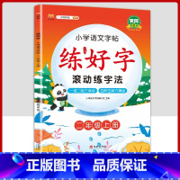 2上字帖语文 [正版]二年级上册练字帖小学生一年级三四五六年级练好字语文同步练字本衡水体英语滚动练字法人教版每日一练儿童