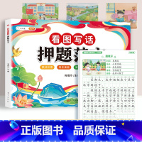 [进阶提升 全一册]看图写话练字帖+看图写话押题范文 小学一年级 [正版] 看图写话一年级练字帖每日一练上册专项训练范文