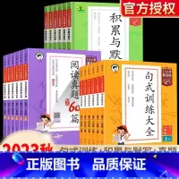 阅读真题60篇[上册] 小学六年级 [正版]2023新版53积累与默写句式训练大全二年级一年级三年级四五六年级上册下册小
