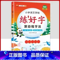 [ 语文]练字帖1本 一年级上 [正版]衡水体英语字帖练字一年级二年级三四五六上册下册小学生笔画笔顺练字帖每日一练临摹同