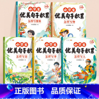 [5本]优美句子积累 小学通用 [正版]小学语文优美句子积累大全一年级二年级三四五六年级小学生好词好句好段摘抄本技巧仿写