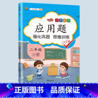 应用题强化训练 二年级上 [正版]二年级数学应用题专项训练人教版上册口算天天练10000道下册小学二2下强化训练加竖式脱