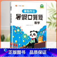 [单本] 暑假口算题 小学四年级 [正版]暑假作业二年级下册暑假衔接专项训练小学一升二升三升四升五升六年级人教语文数学练