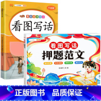 [2本]看图写话+押题范文 二年级下 [正版]看图写话专项训练题一二年级上册一升二年级书每日一练幼小衔接100篇一年级二