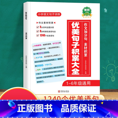 优美句子积累大全 小学通用 [正版]优美句子积累大全小学语文修辞手法专项句式强化训练好词好句好段小学生一年级二年级三年级