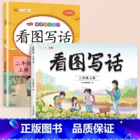 [技巧+练习]看图写话+看图写话强化训练 二年级上 [正版]新版斗半匠看图写话二年级上册看图说话写话2年级上每日一练语文
