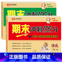 [全套2册]语文+数学期末冲刺100分 一年级上 [正版]一年级试卷测试卷全套人教版上册语文数学小学生1年级上册期末冲刺