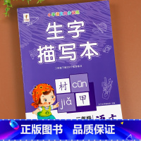 [下册丨250个生字练习]生字描红本 小学二年级 [正版]二年级下册生字描红本语文同步字帖练字帖人教版小学生2下写字课课