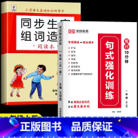 [学练搭配/上册]生字组词造句+句式强化训练 小学一年级 [正版]一年级上册下册生字组词造句阅读本语文基础知识大全汉字笔