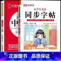 [语文+英语]六年级上册练字帖 全2册 [正版]一年级上册字帖练字天圆地方写好中国字小学生二三四五六年级下册语文同步练字