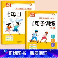 [上册]每日一读+句子训练 小学一年级 [正版]一年级上册每日一读小学生语文阅读本优美句子积累大全一年级必读的课外书晨诵