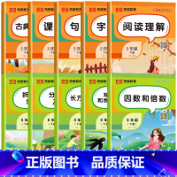 语文+数学专项训练[全套10册] 五年级下 [正版]五年级下册数学专项训练人教版全套5册计算口算题卡天天练数学思维训练小