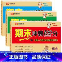 全套3册]语文+数学+英语期末冲刺100分 三年级上 [正版]三年级试卷人教版上册测试卷全套语文数学英语期末冲刺100分